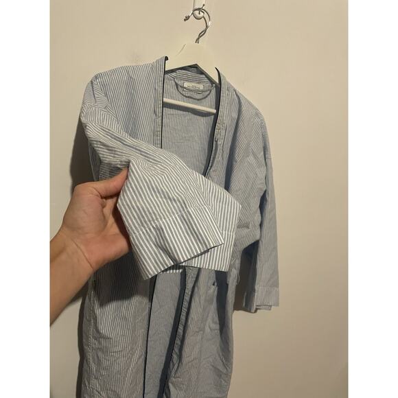 ATELIERS SCARLETTE Kimonour And White Stripe Robe - No Tie - Picture 5 of 8